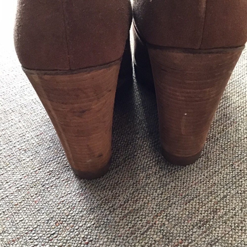 Michael Kors Cognac Wedge Bootie - Picture 5 of 8